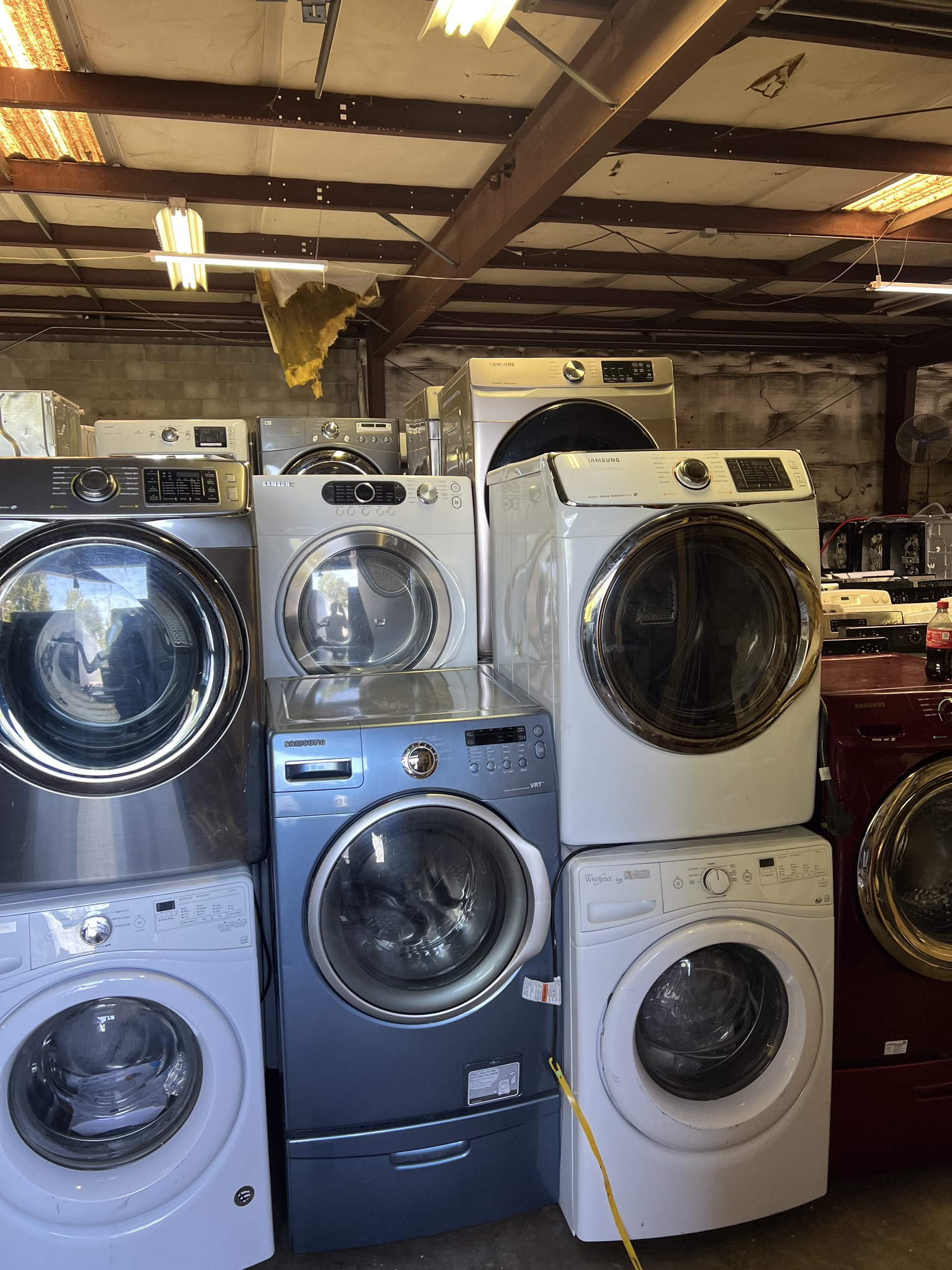 Front load laundry truckload